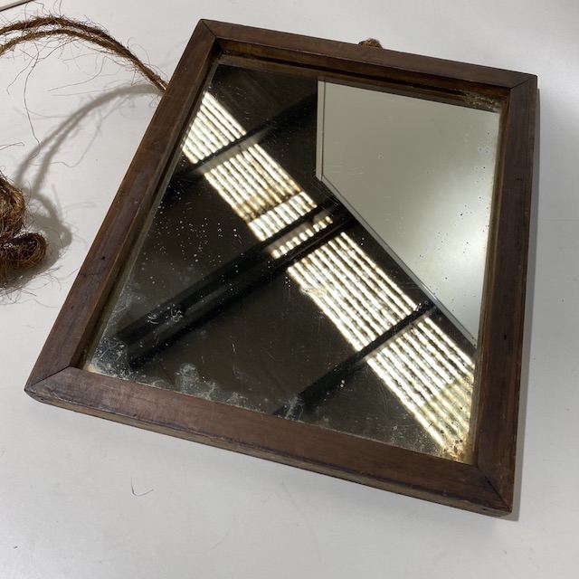 MIRROR, Small Bevelled in Vintage Frame